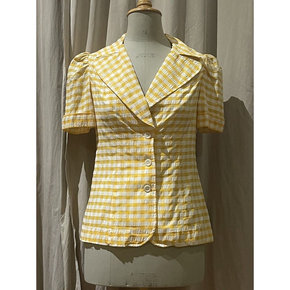Vintage 70’s Bronson of California Gingham Jacket M Pristine!